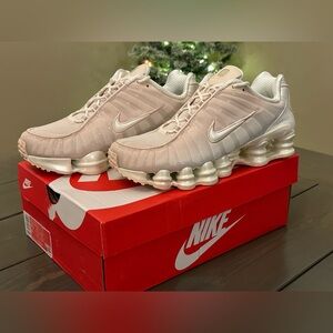 Nike Pearl White Shox TL Sneakers